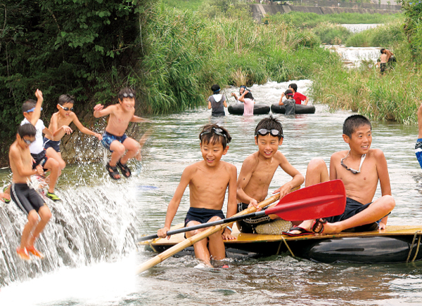 中津川の自然の中での遊びと森・竹林を守る体験ができます！！