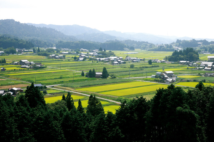 農村景観日本一富田